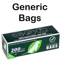 Image of zero waste generic dog poop bags for pet waste stations