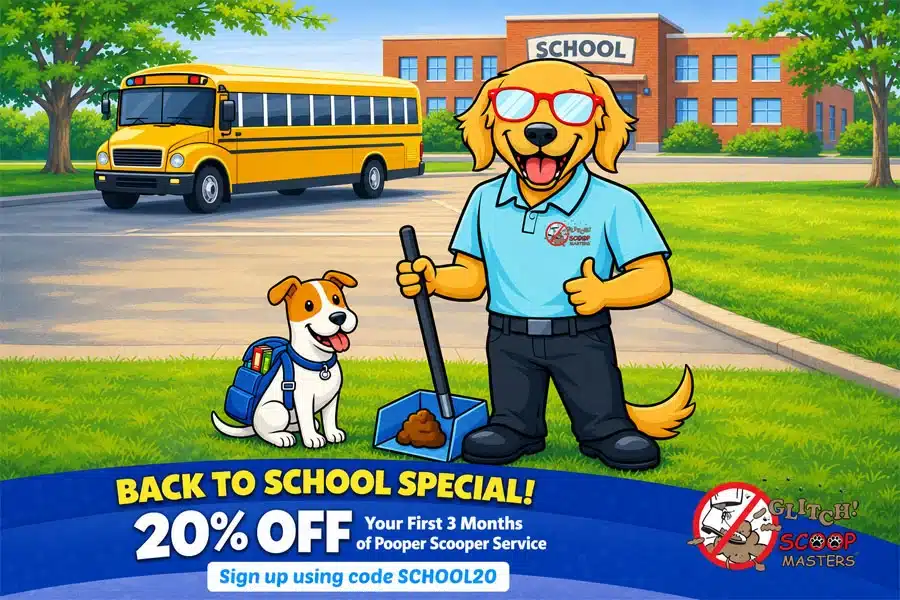 Back to School? Save Time With Dog Waste Removal
